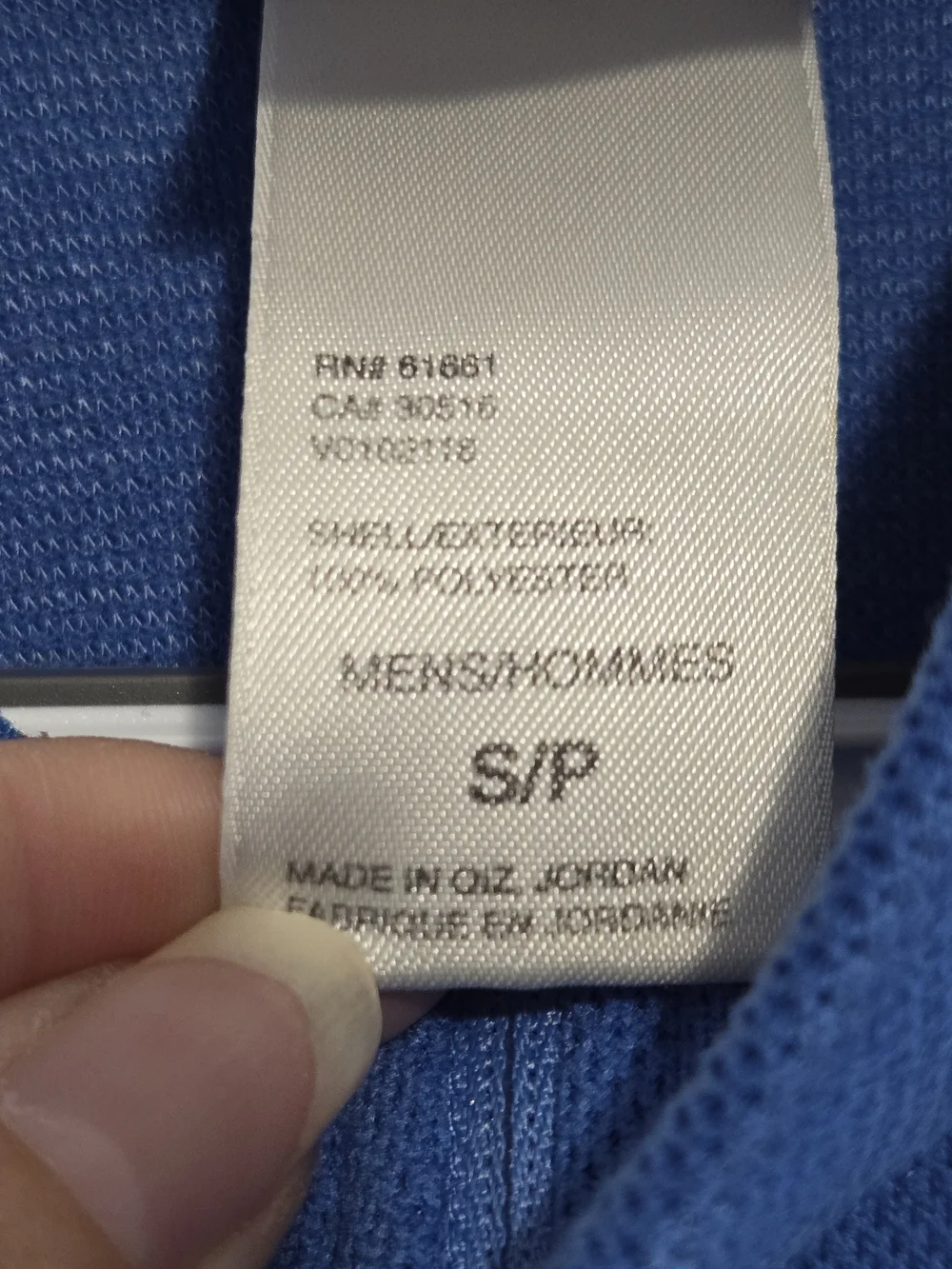 The North Face Men’s Blue 1/4‎ Zip Pullover Fleece Size Small